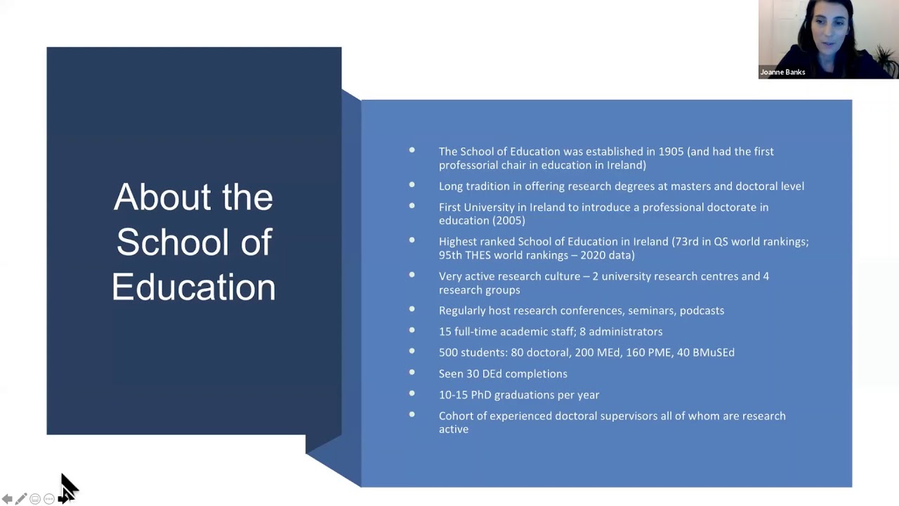 Ph.D. and D.Ed. Open Evening 2020