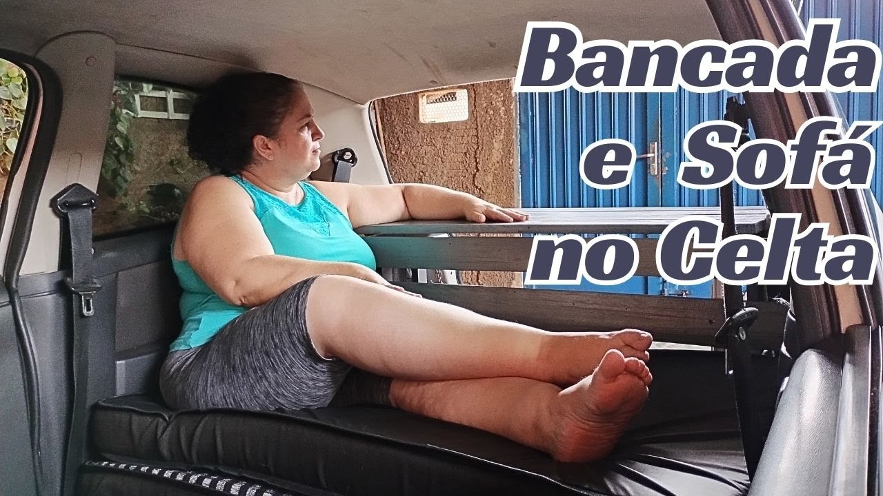 Montamos uma BANCADA e SOFÁ no carro CELTA 2 PORTAS!!