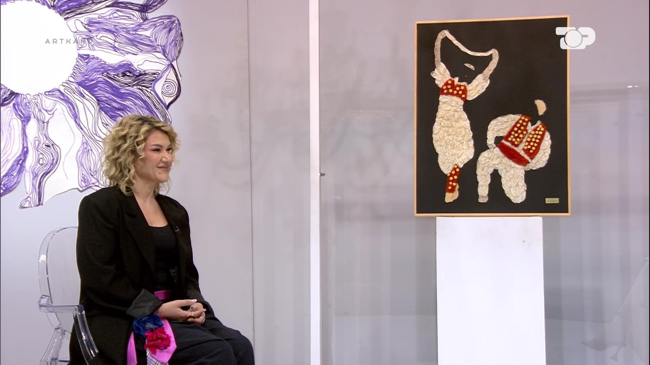 Nga Shqip&euml;ria n&euml; Louvre: Artistja me lule t&euml; thara &ndash; Artkand