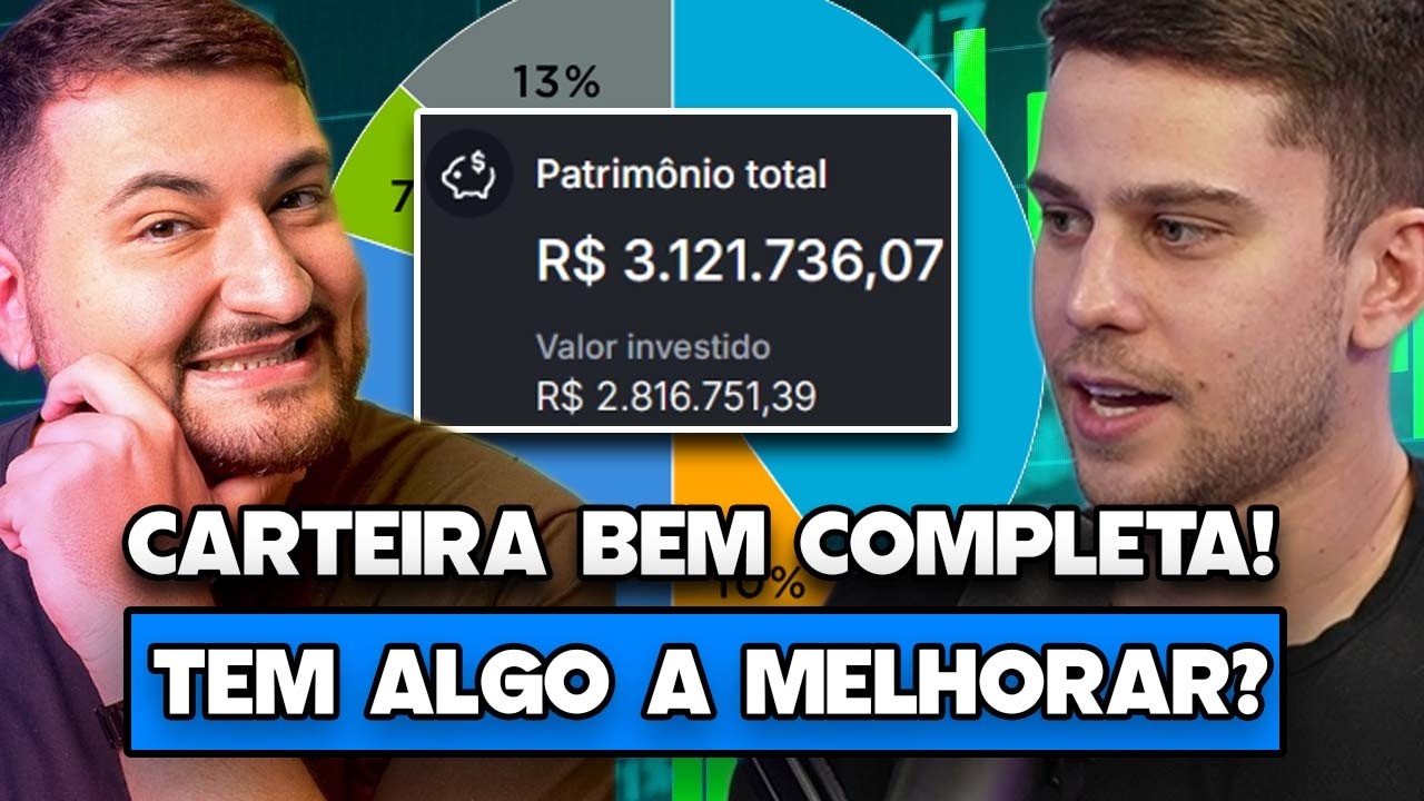 3 MILHÕES INVESTIDOS JÁ! REAGINDO A CARTEIRA DO DIEGO BECHARA, DO CANAL A CARA DA RIQUEZA