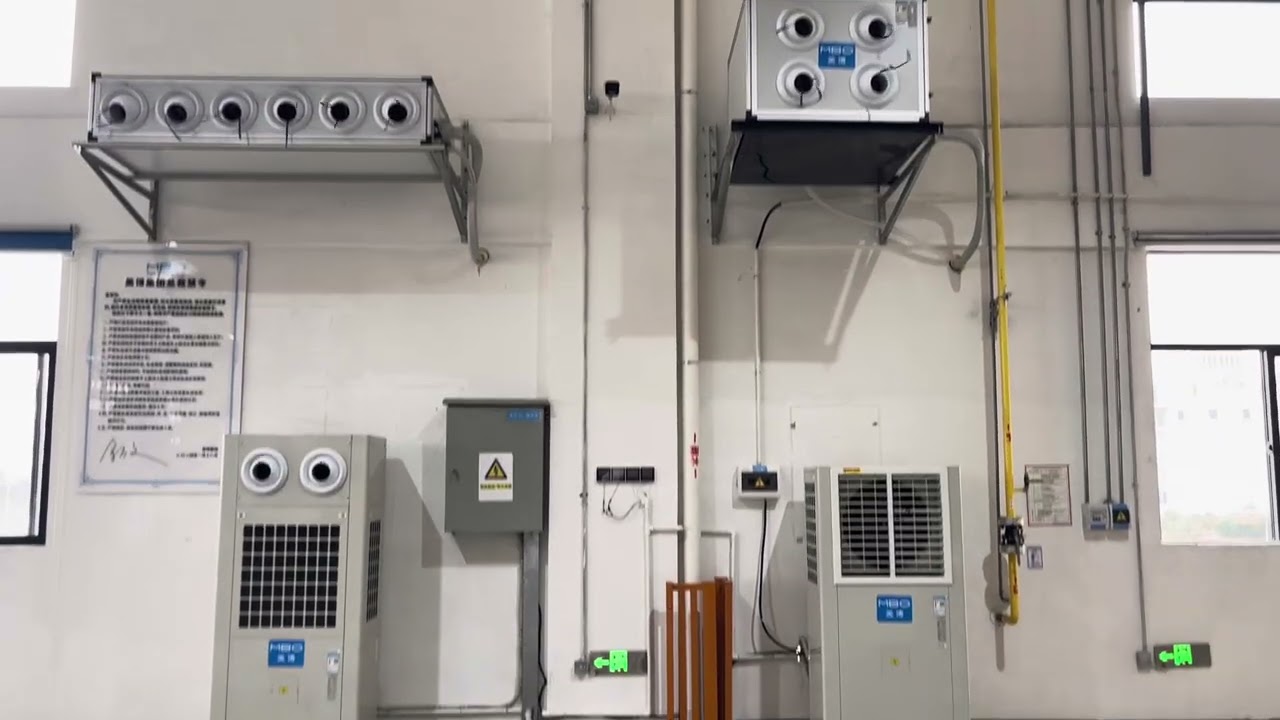 Factory cooling air conditioners