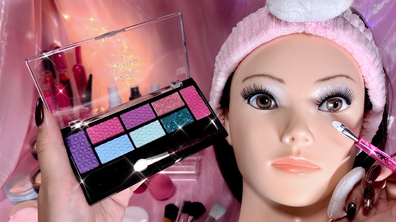 【ASMR】本物みたいにリアル💄おもちゃのメイクサロンFake make up salon