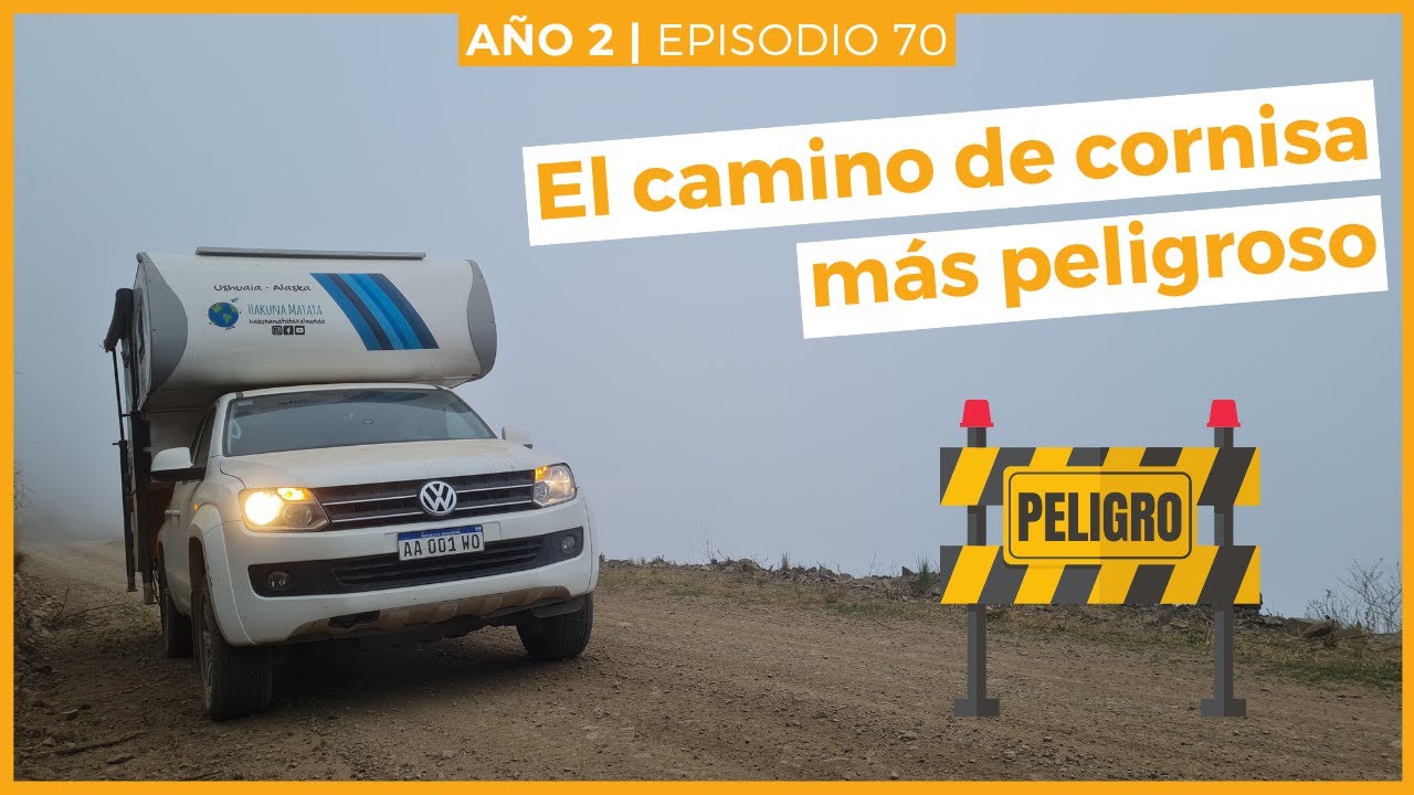 ⚠️ LA PEOR NEBLINA en un camino de cornisa | 🌎 [De USHUAIA a ALASKA en Motorhome] - AÑO2|Ep.70