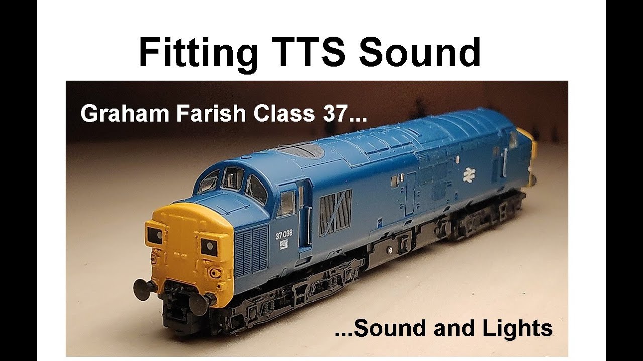 Fitting a Hornby TTS Sound chip in a Graham Farish Class 37