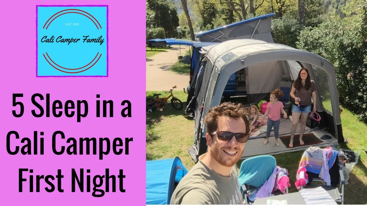 VW California (2018) - Family of 5 Sleep the First Night