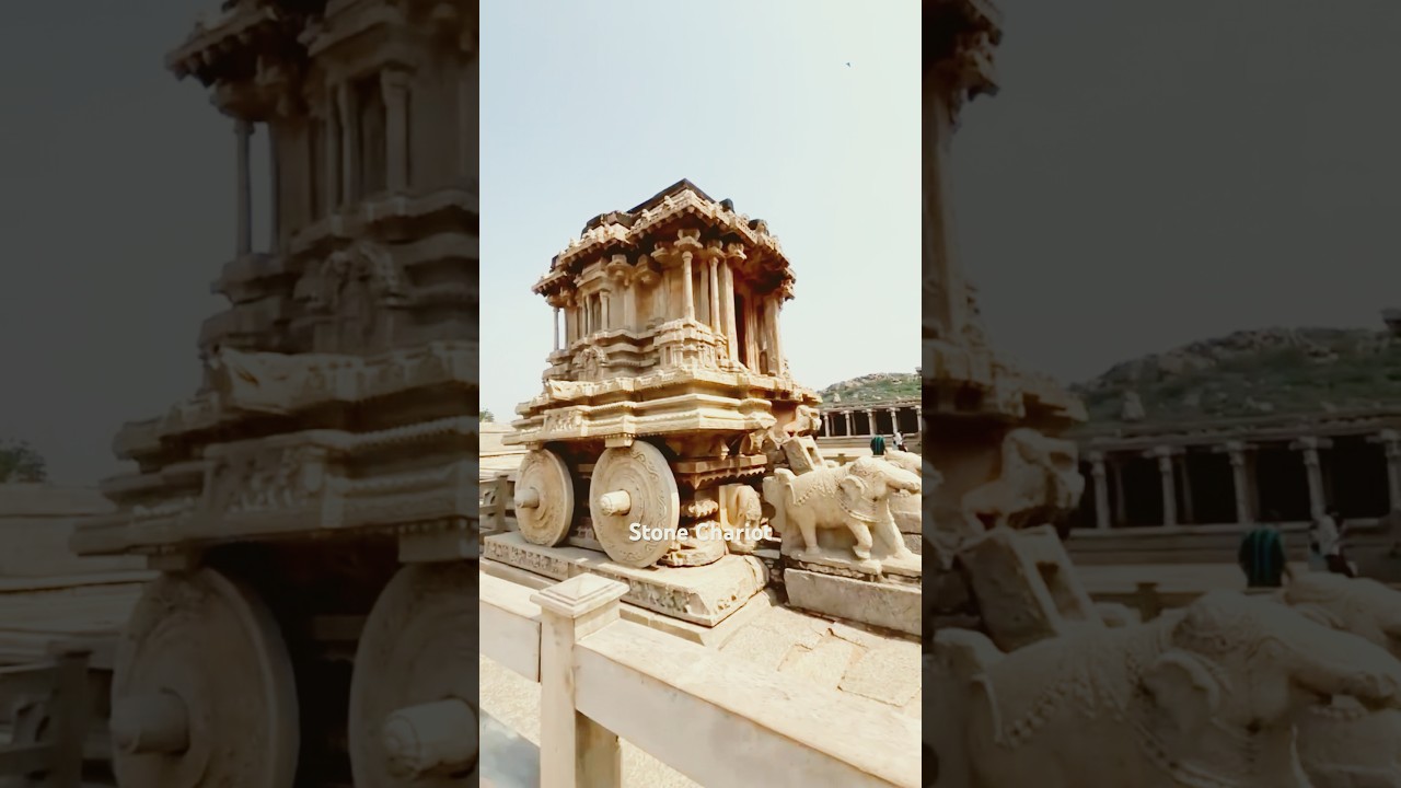 Hampi Stone Chariot 🏛️ | Iconic Heritage of India