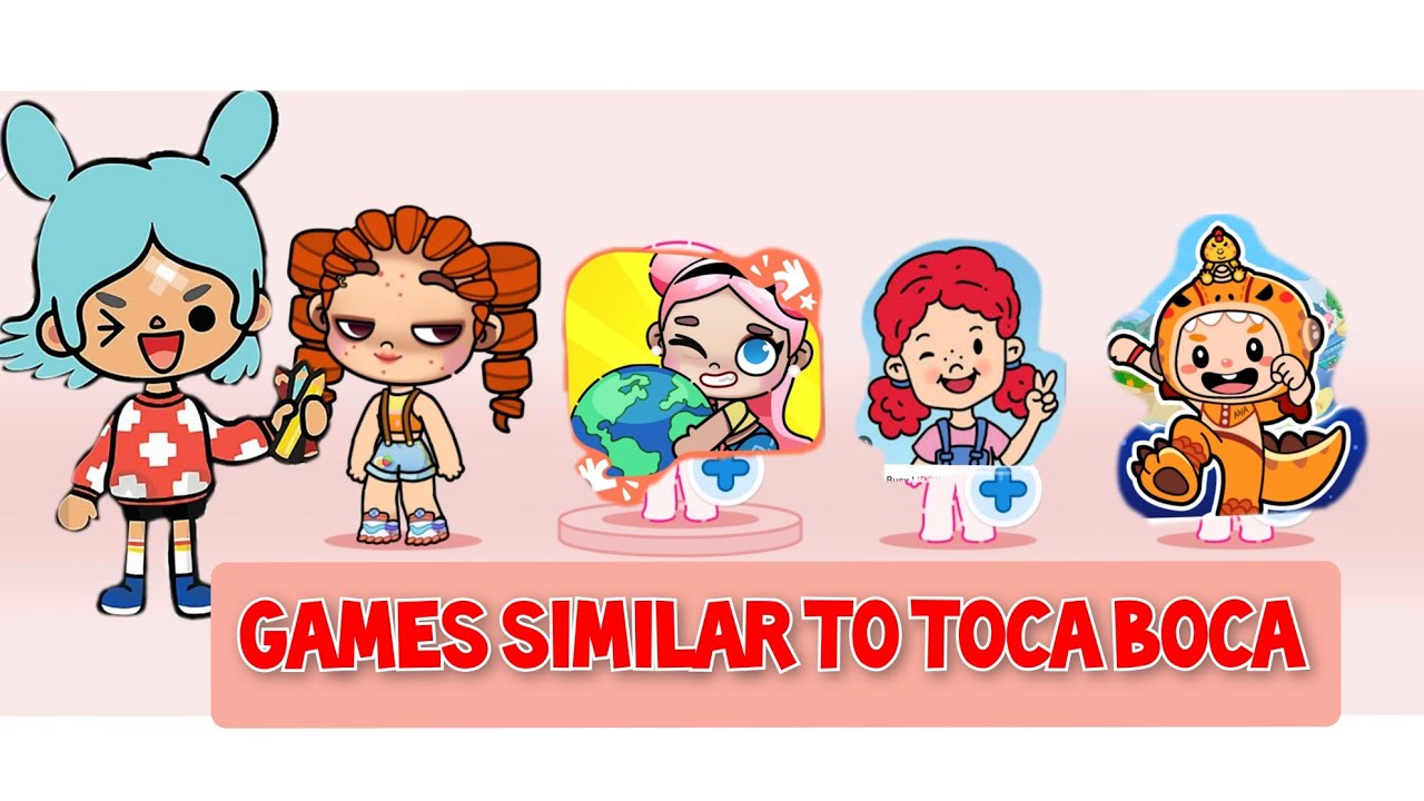 Games SIMILAR to TOCA BOCA | Avatar world |  Yoya world | AHA world #tocaboca #avatarworld