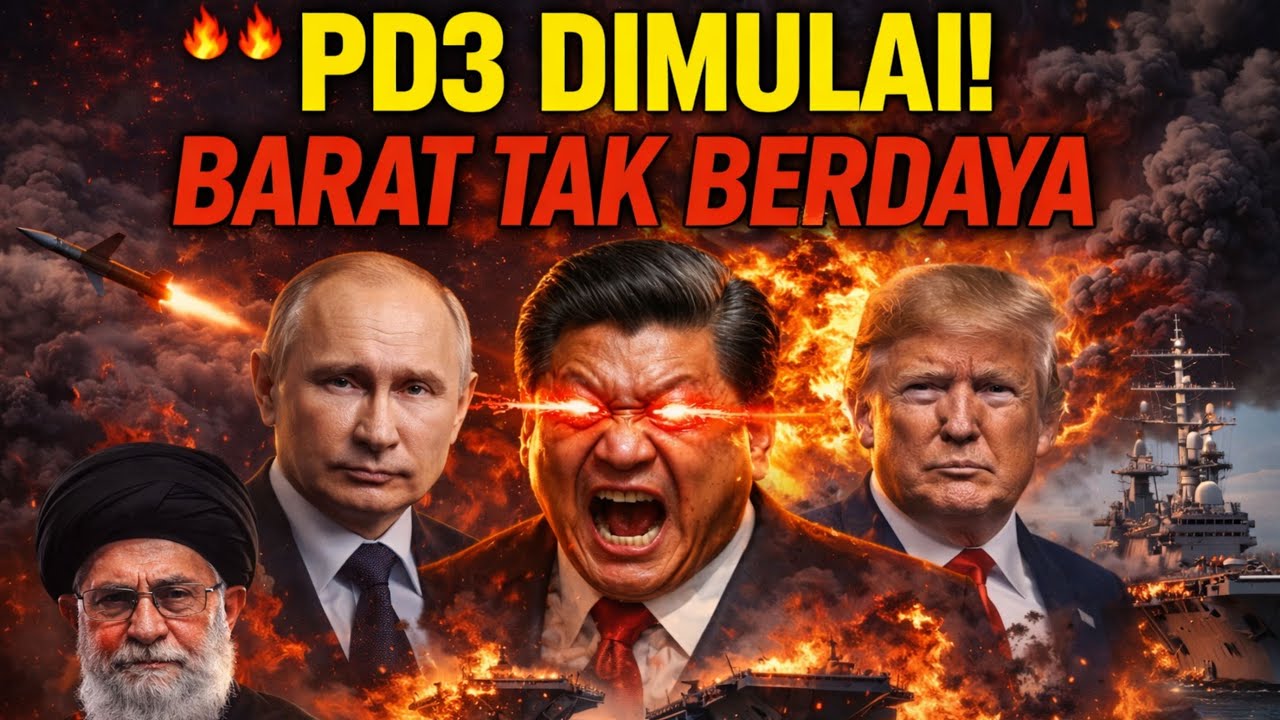 PERANG DUNIA 3 DIMULAI! Aliansi China-Rusia Hancurkan Dominasi Barat: Skenario 2026