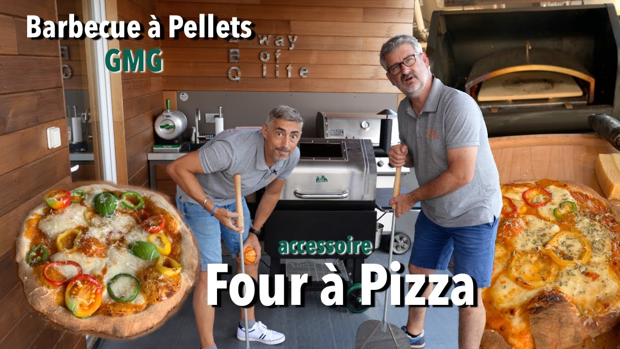 Des pizzas de folie sur BBQ à Pellet GMG avec l'accessoire Green Mountain Grills !