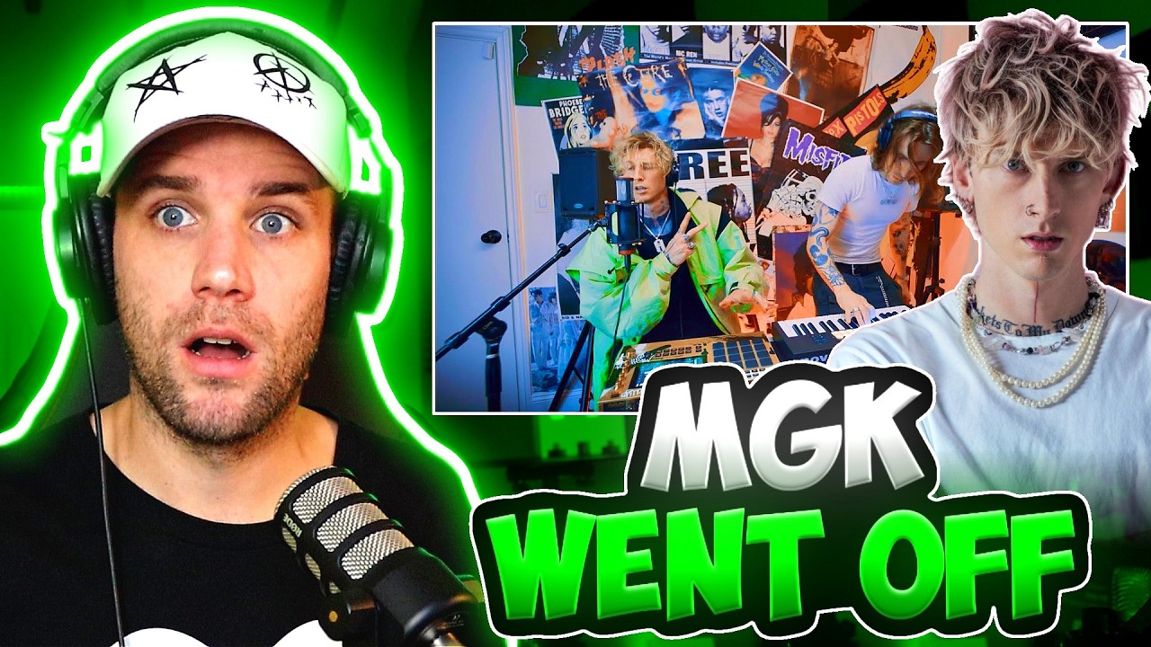 REMIX OF THE YEAR?! | Rapper Reacts to MGK - Bye Bye Bye Freestyle (ft. No Love) FIRST REACTION
