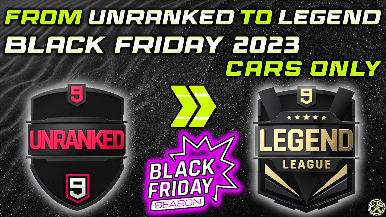 Asphalt 9 | BLACK FRIDAY 2023 cars ONLY | From UNRANKED to LEGEND LEAGUE