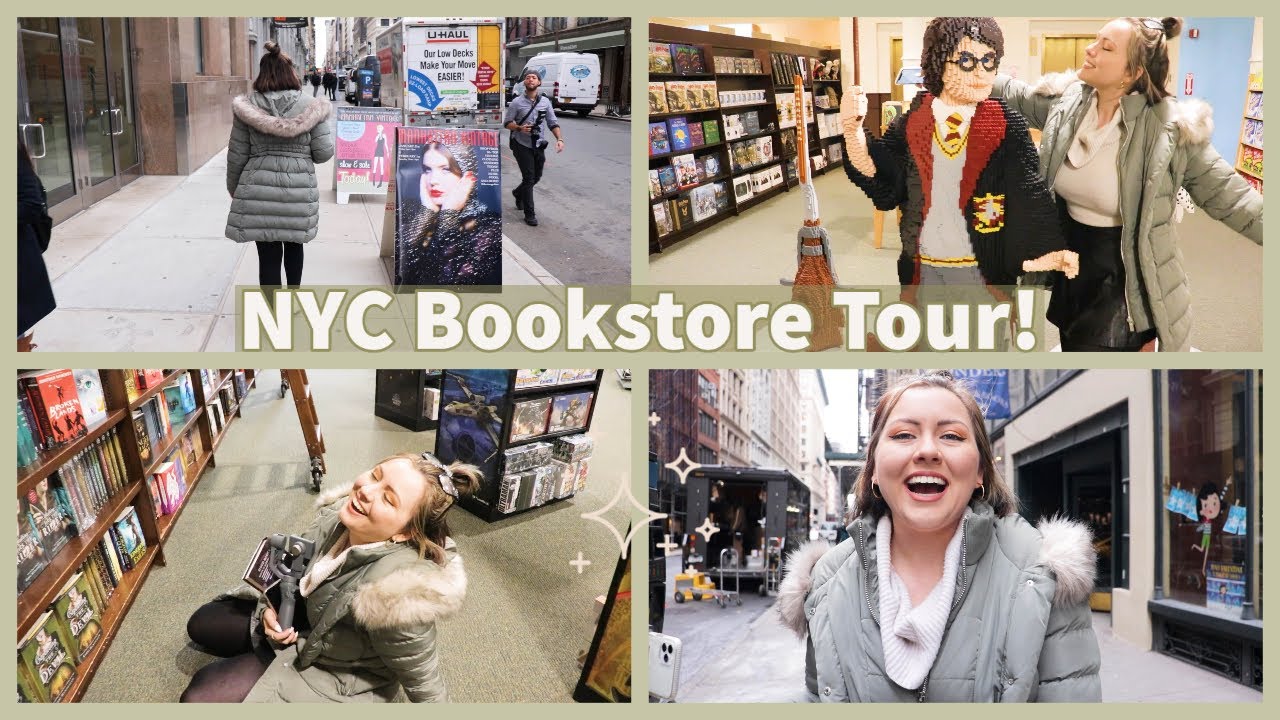 NEW  YORK CITY BOOKSTORE TOUR 2020 || Vlog