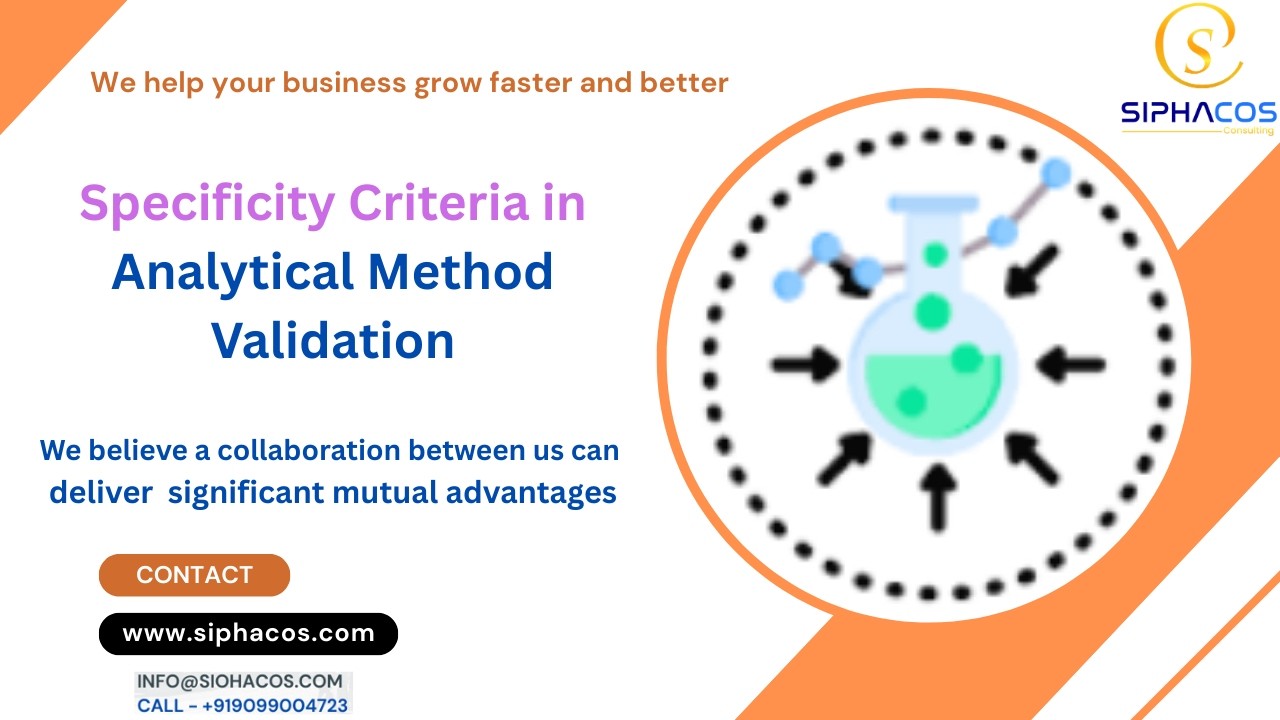 #241 SIPHACOS Specificity Criteria in Analytical Method Validation