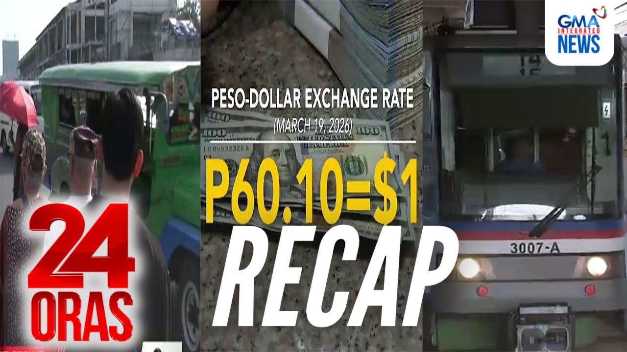 24 Oras: (Part 1) All-time low na palitan ng piso vs. dolyar; Nationwide transport strike;  atbp.