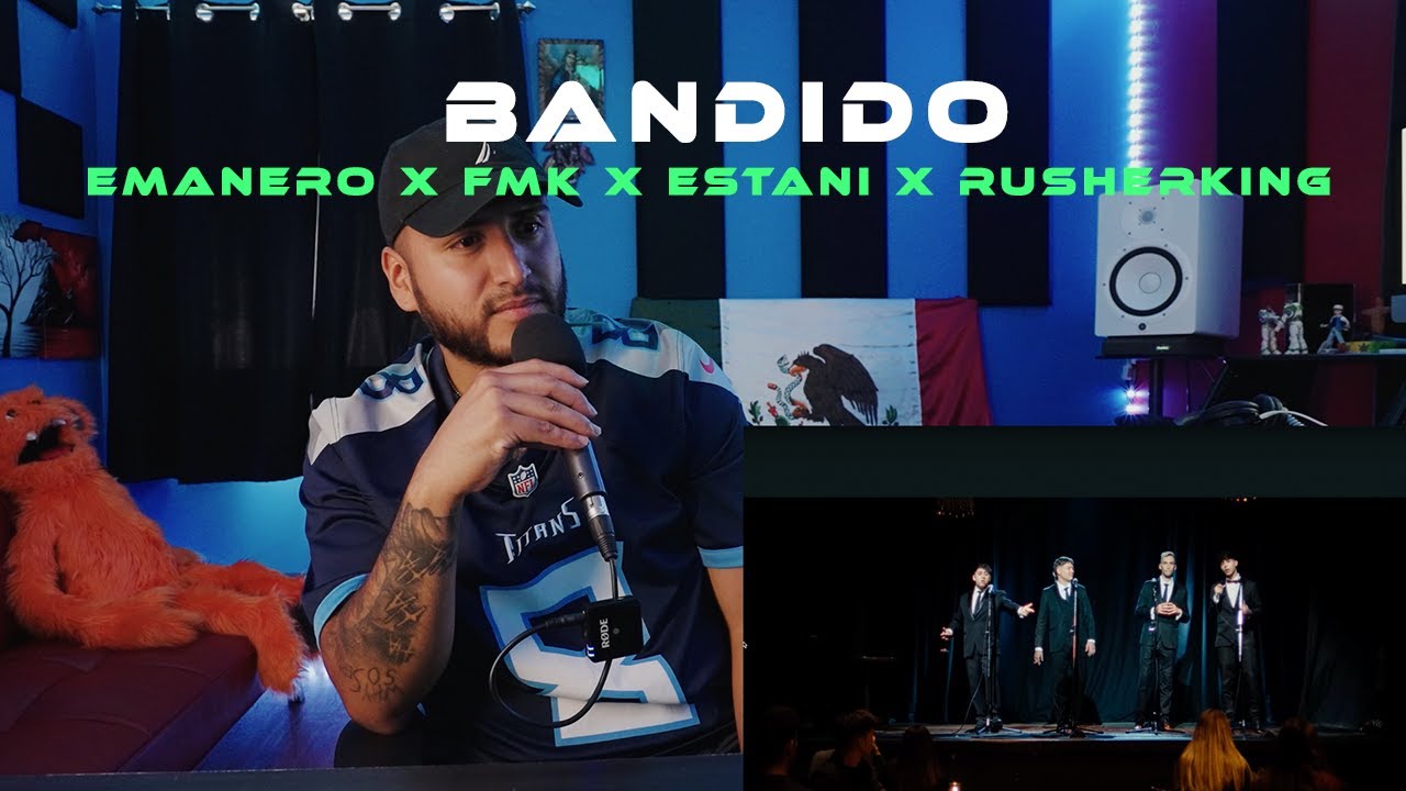 Emanero, FMK, Estani, Rusherking - BANDIDO (Official Video) | REACCION