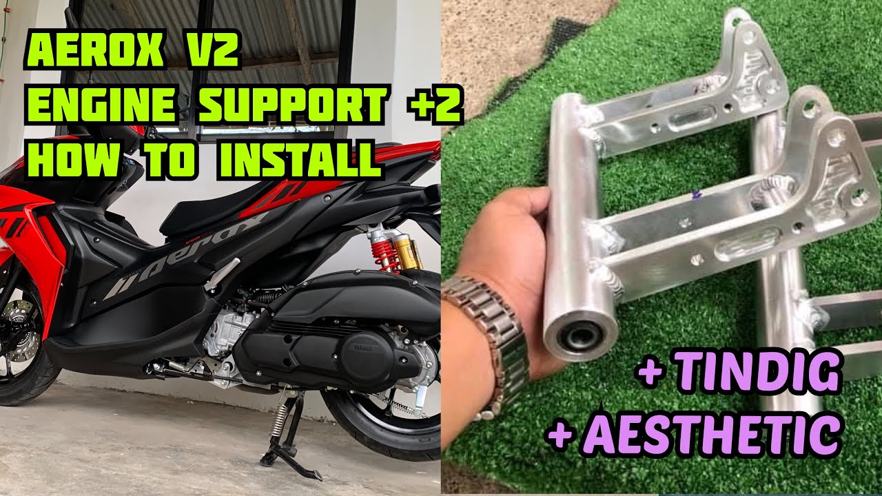 Yamaha Aerox V2/Nmax V2 Engine Support +2 Installation & Know Hows | Engine Support +2 | bossklineTV