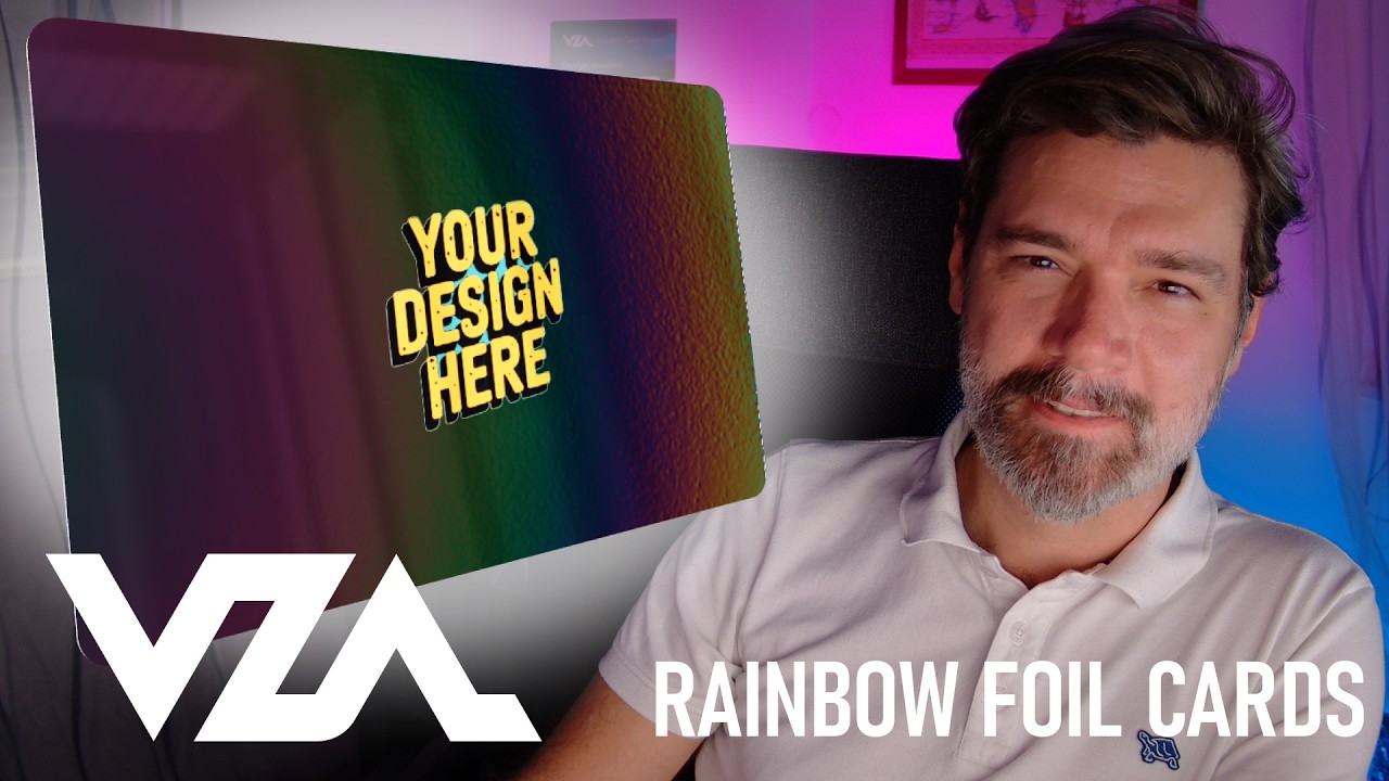 How to make a Laser Rainbow Foil Card