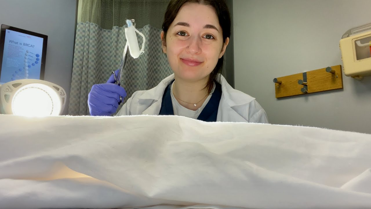 ASMR| Seeing the Gynecologist-You Forgot To Take Your Tampon Out!