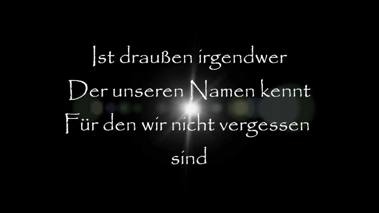 Rosenstolz - Lied von den Vergessenen Lyrics