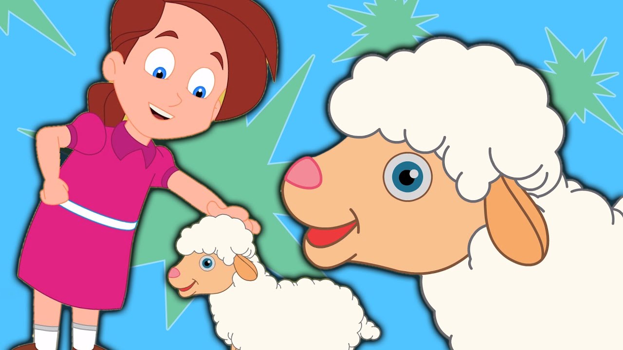 Marie A un Petit Agneau | Cartoon pour les enfants | vidéo éducative | Comptine