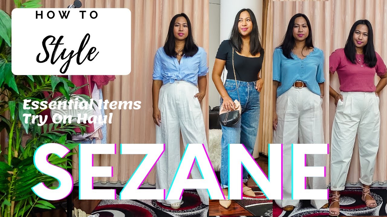 SEZANE Haul I How To Style Essential Wardrobe Items I Spring Summer Lookbook 2021