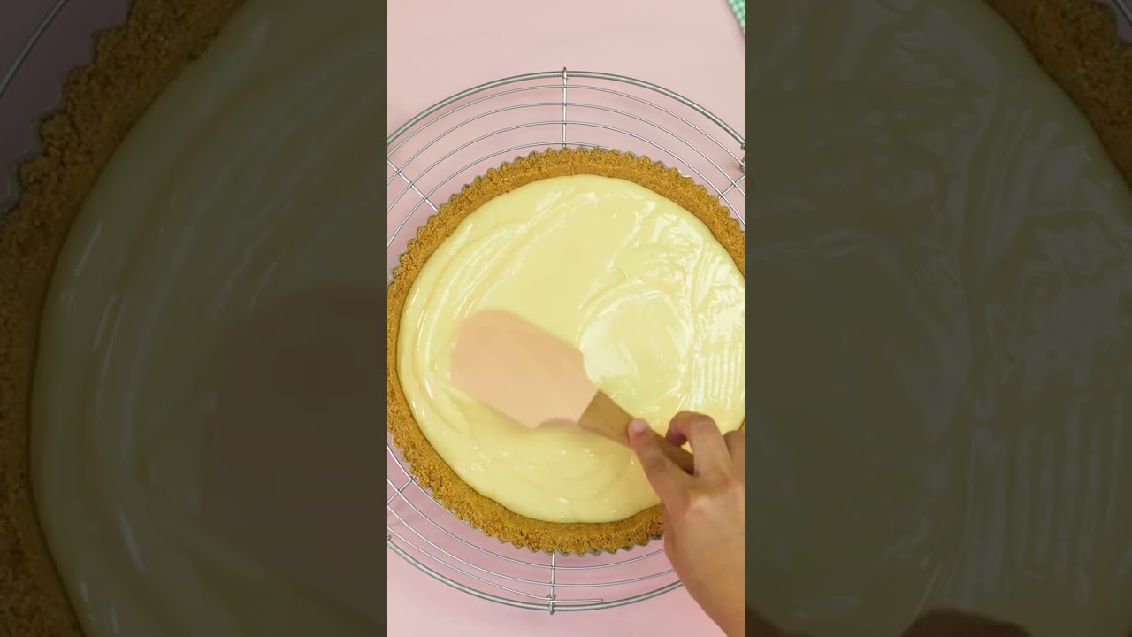 Pie de lim&oacute;n con base de galletas, &iexcl;la mejor #receta! ⭐ #piedelimon #postref&aacute;cil