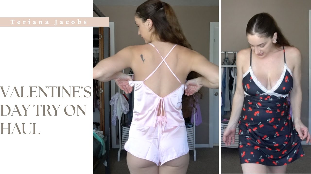 Valentine's Day look book｜ekouaer try on haul