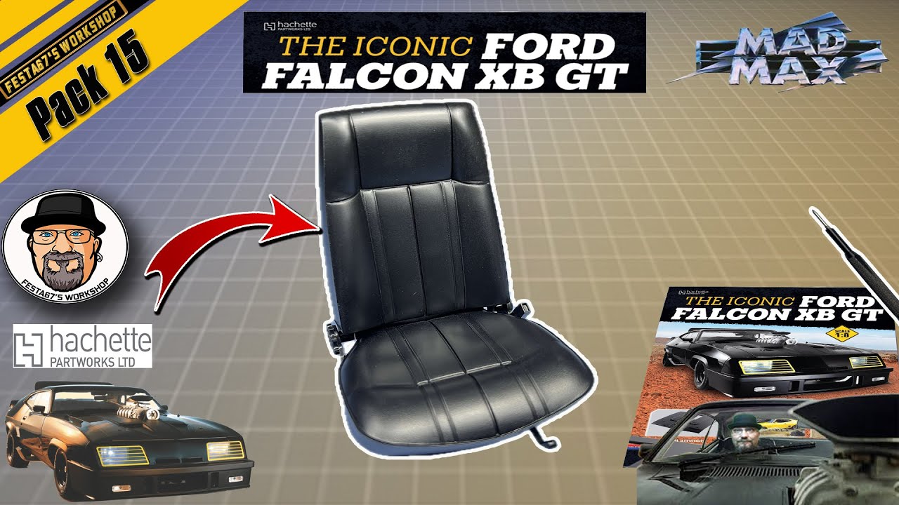 Build The Iconic Ford Falcon XB GT (MAD MAX CAR) - Hachette - 1:8 Scale - Pack  15