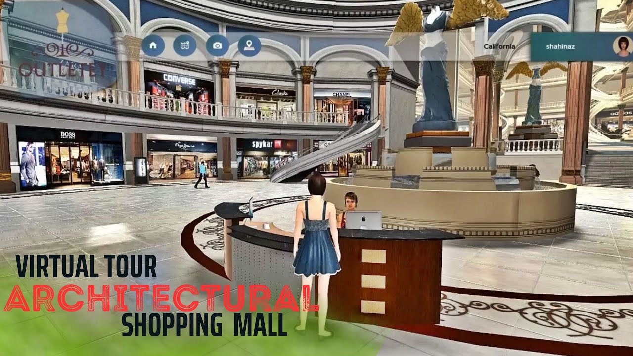 Immersive 3D Architectural Walkthrough Services for Interactive Shopping Mall VR Applications