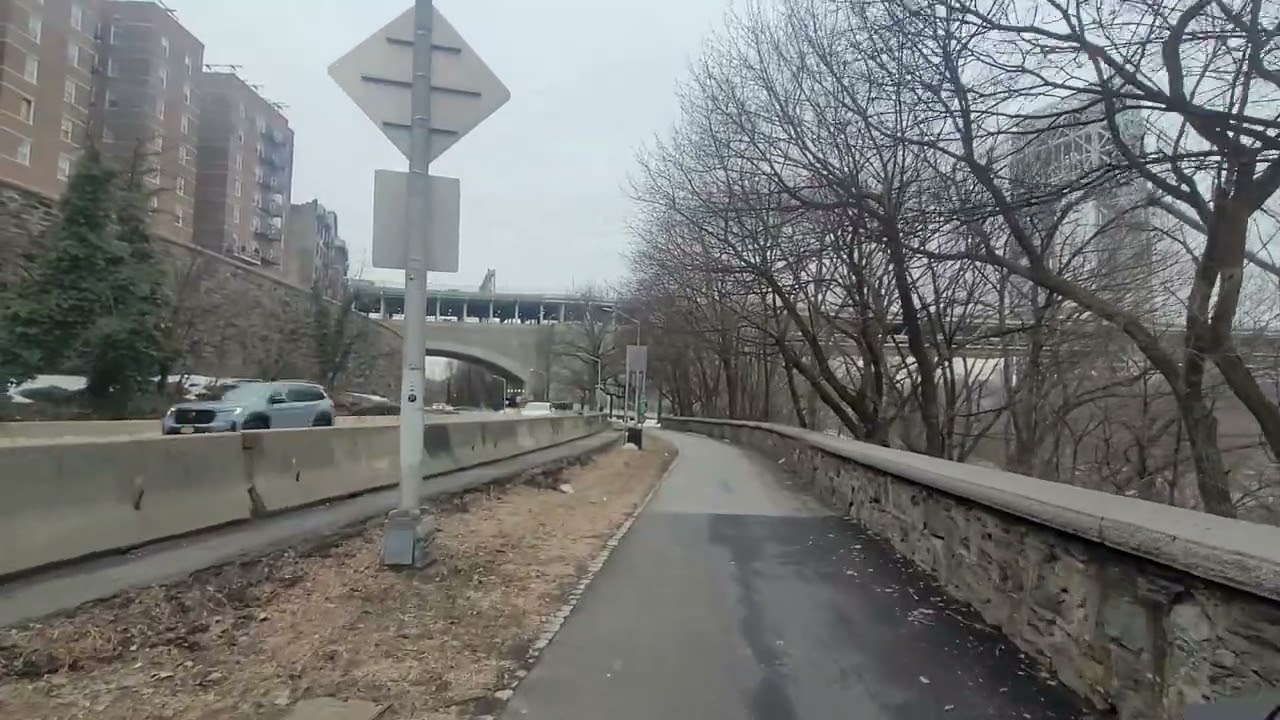 The Bridge that crosses you from 181st. Riiverside to Riverside Park over the highway.