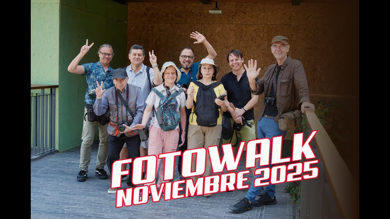revisión de fotografías del fotowalk en barrio Tobalaba