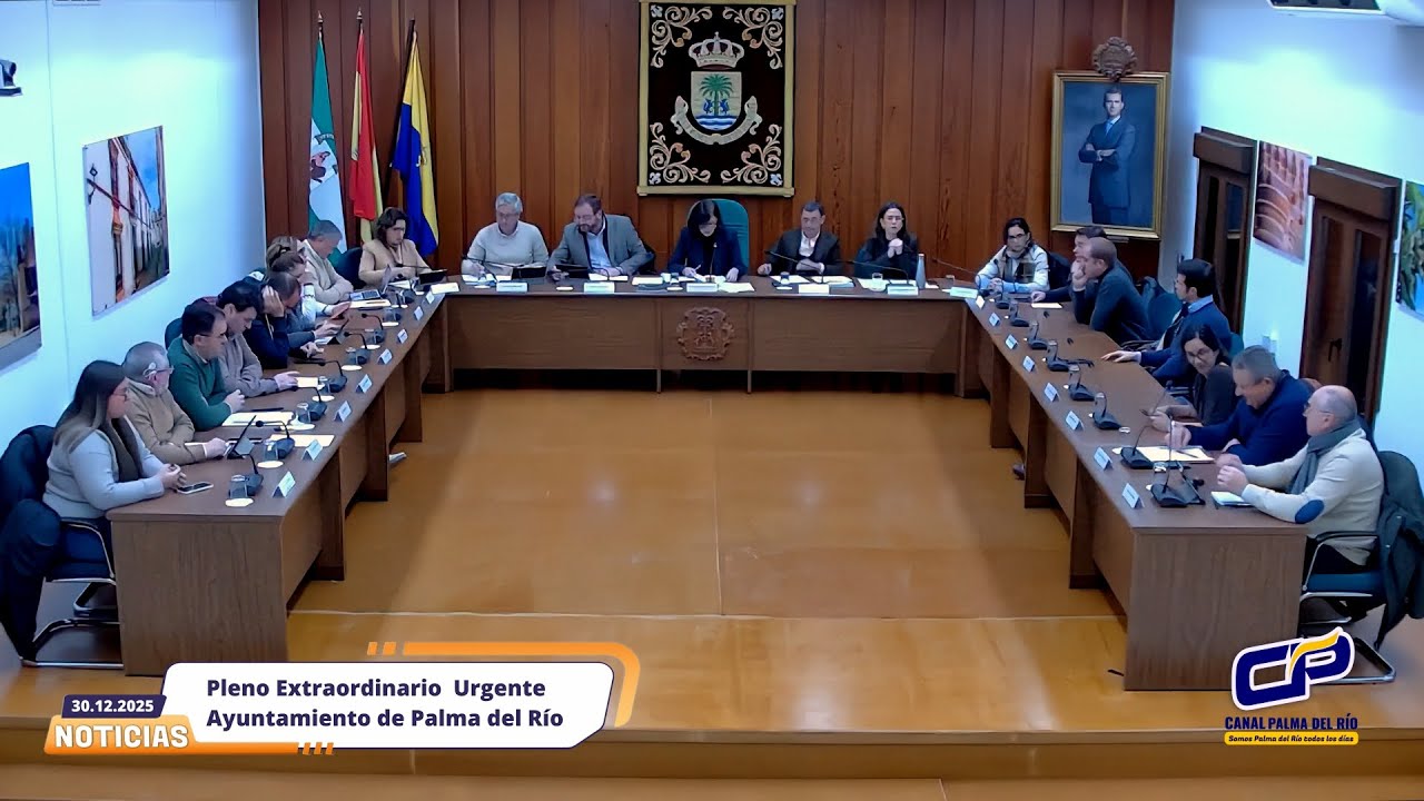 Sesión Extraordinaria del Pleno Municipal,  Martes 30 diciembre de 2025