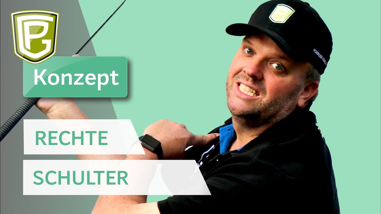GOLFSCHWUNG - RECHTE SCHULTER zurückhalten und VON INNEN AN DEN BALL kommen! ✅🏌🏻‍♂️⛳️