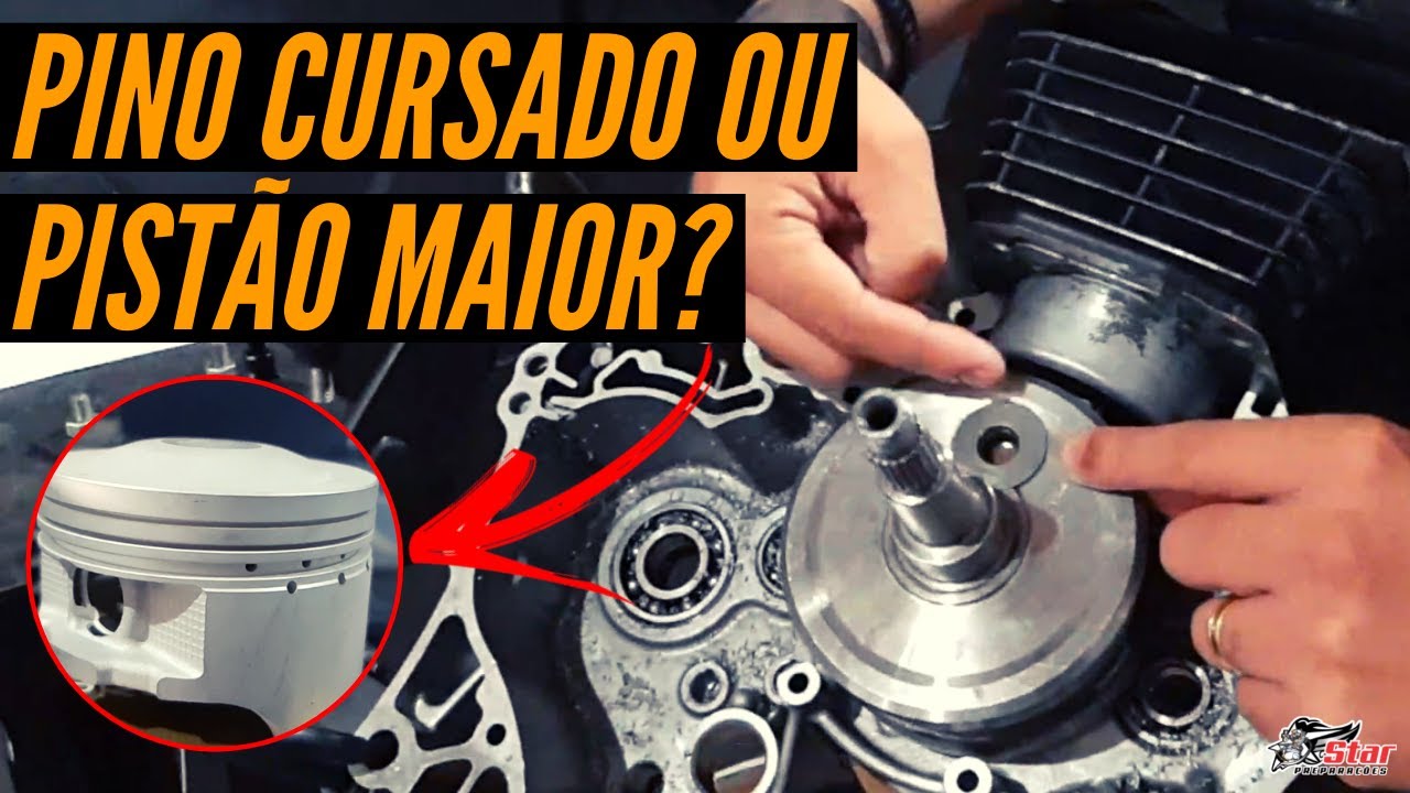 Qual o Melhor? Pino Cursado ou Pistão Maior? | Star Preparações