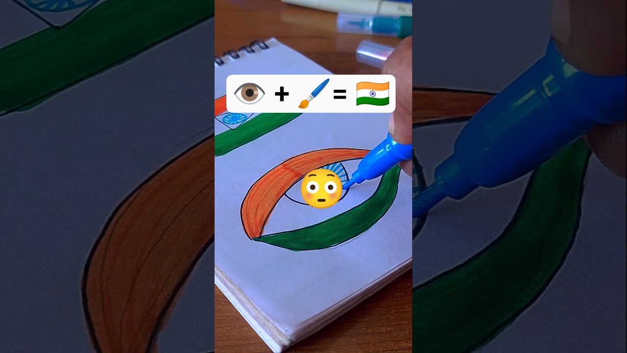 👁️+🖌️=🇮🇳 indian flag