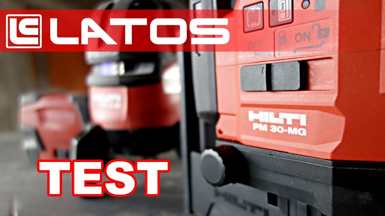 Hilti PM 30-MG - Test laserów stosowanych do montażu instalacji budowlanych w domu.