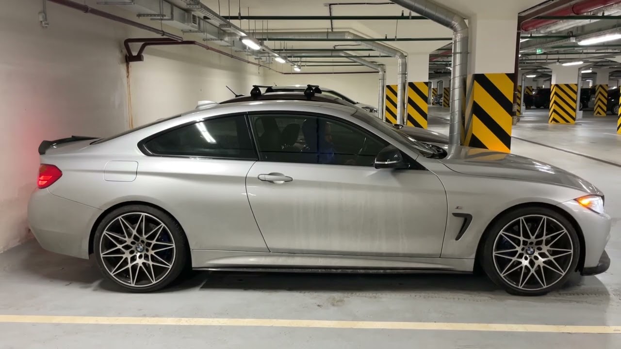 Холодный пуск BMW 4 f32 420D N47T.  Exhaust BMW F32 420D