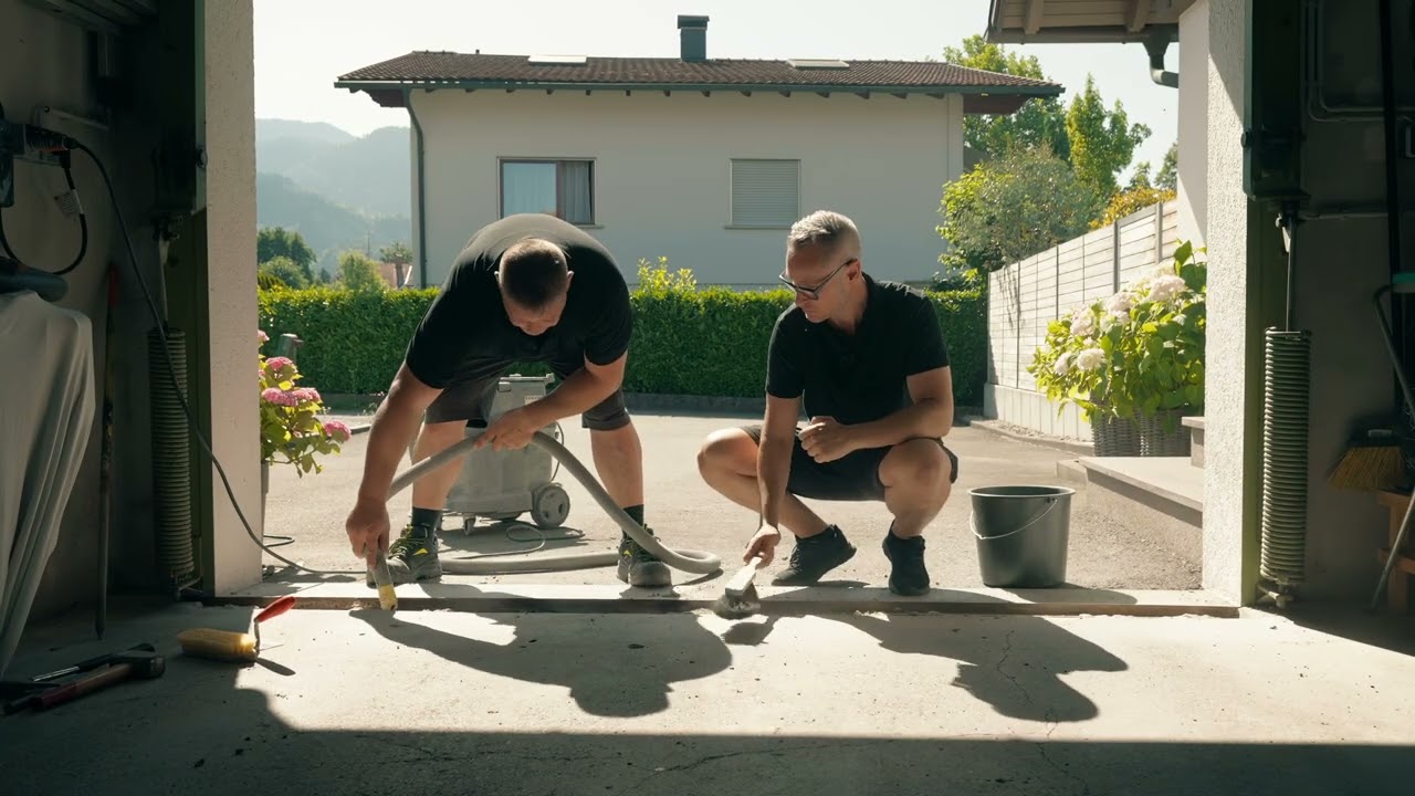 Der Sanierungs-Tipp: Schadstelle in Garagenboden sanieren