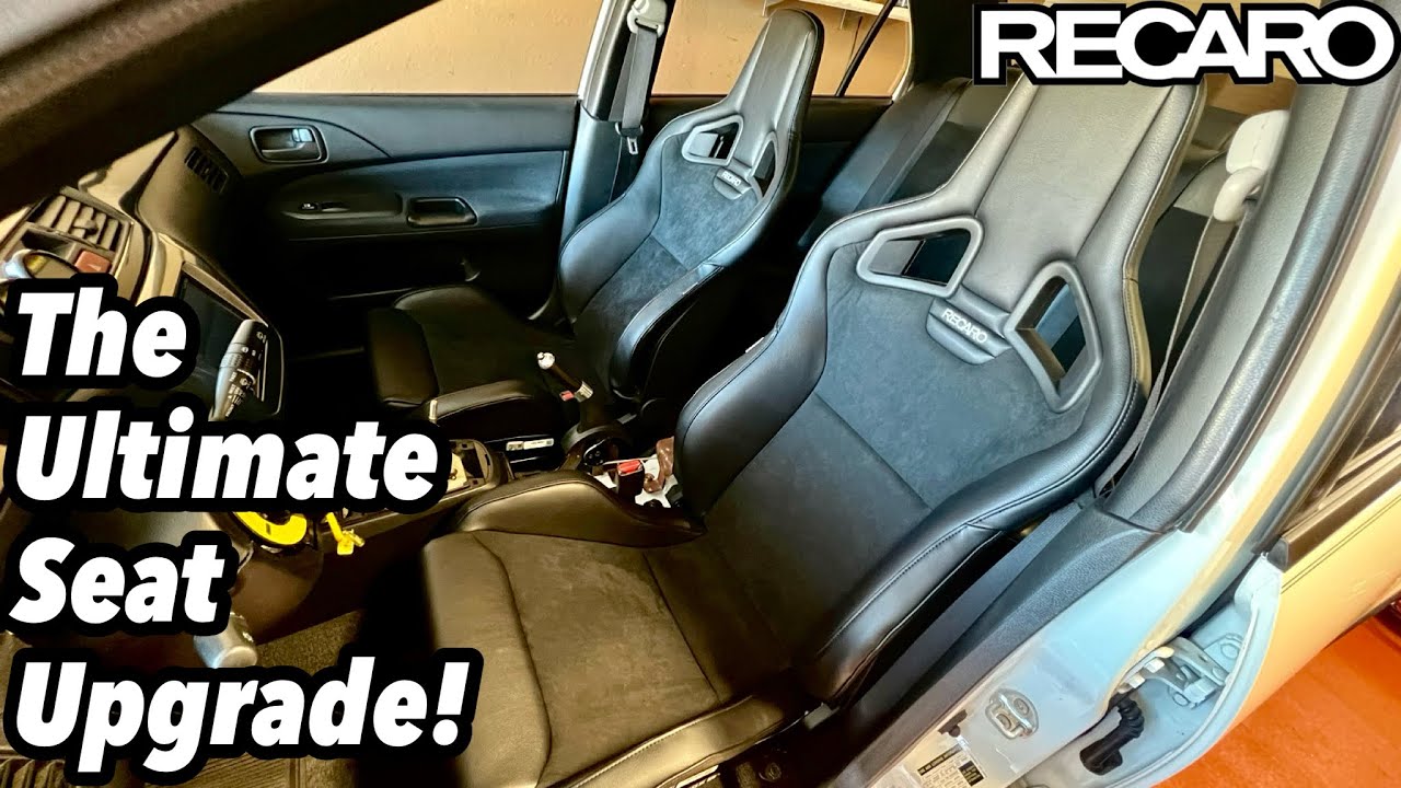 Устанавливаю новые сиденья Recaro в свой Evo 9!