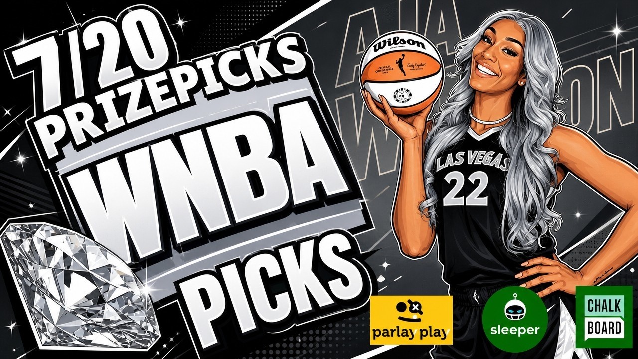 MY TOP WNBA PICKS FOR TODAY | WNBA PRIZEPICKS 7/20/2026 MONDAY