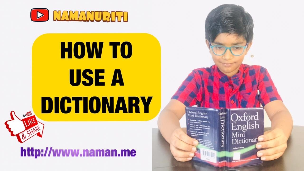 How to use a Dictionary? |  Learn English vocabulary | Oxford English dictionary | how to | Kids