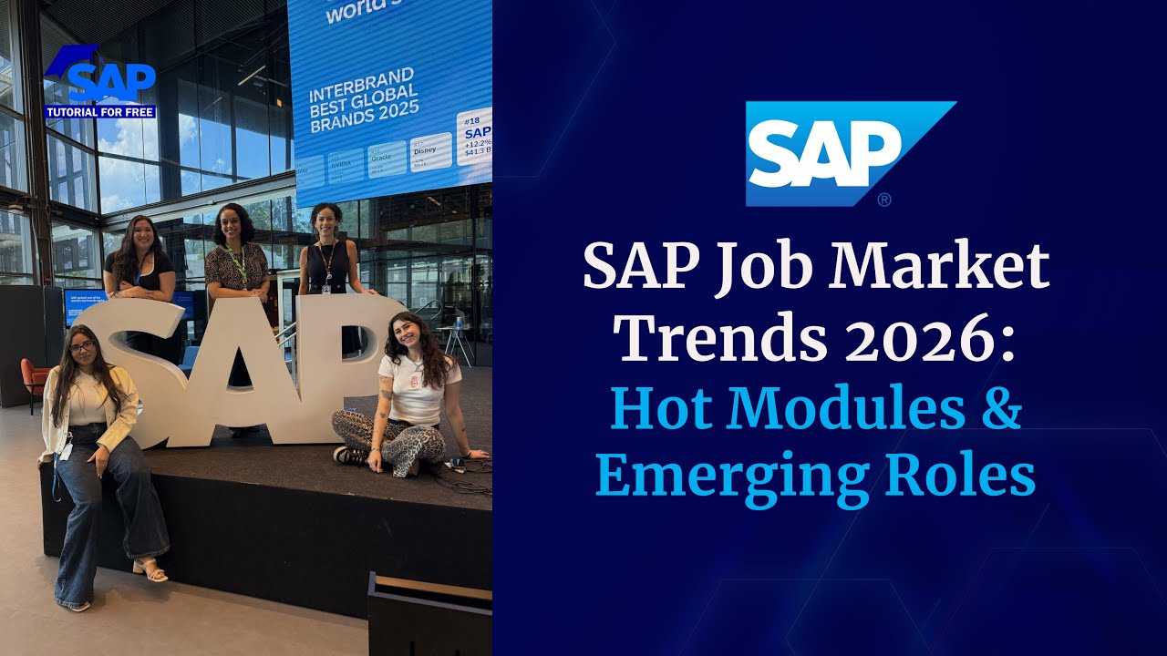 Тенденции рынка труда SAP в 2026 году | Актуальные модули SAP и новые вакансии SAP, о которых вы ...