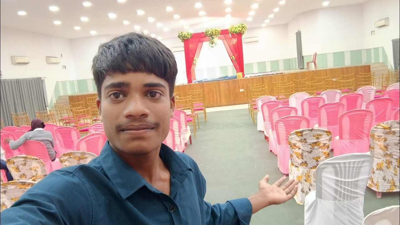 I am at the most beautiful place in my town Kalyan mandap weeding ceremony 💞💐🤩..