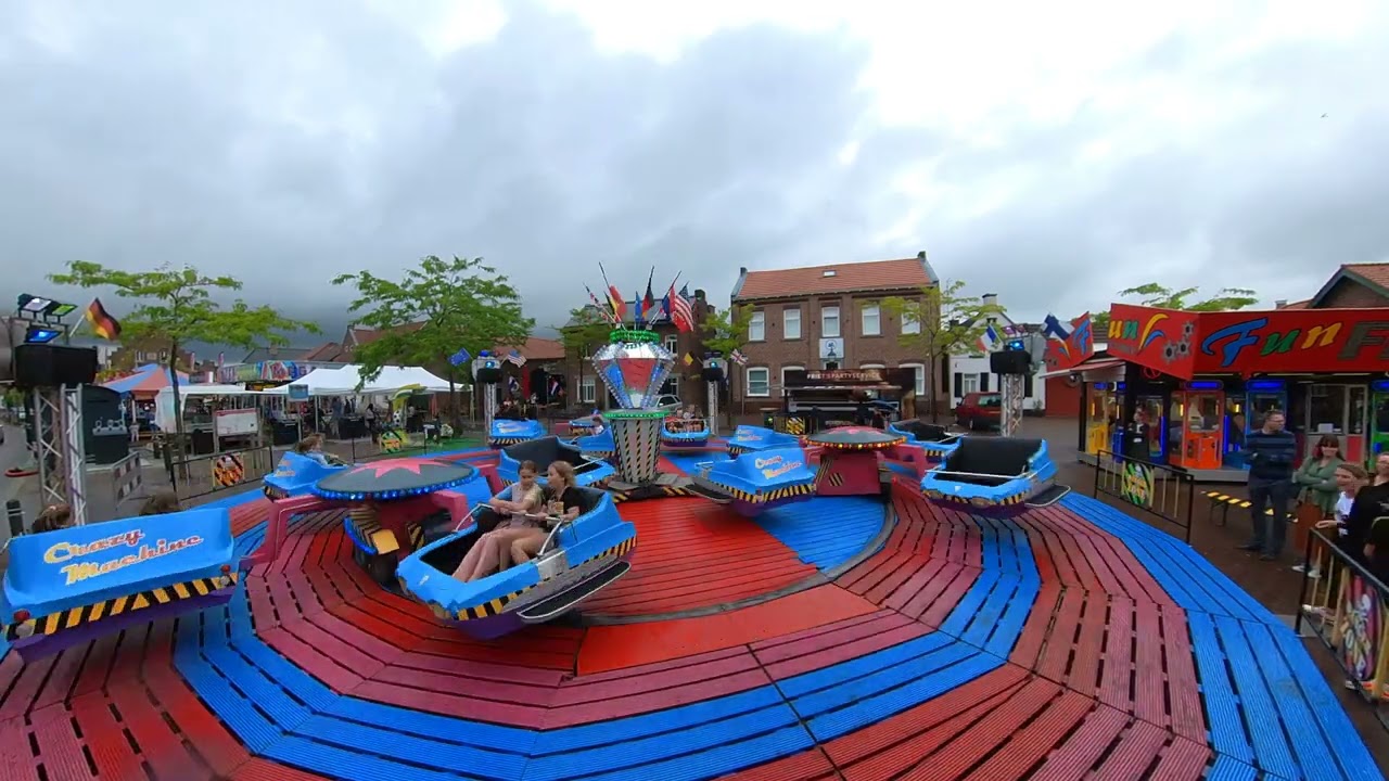 Offride Crazy Calypso (Crazy Machine) (Wijnants) Kermis (kirmes) (funfair) Nieuwstadt 202