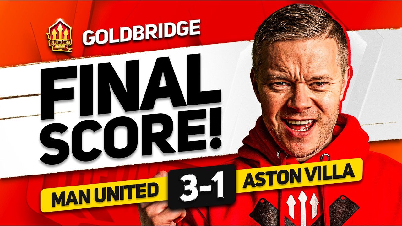 Bruno WORLD CLASS! Man United 3-1 Aston Villa MATCH REACTION!