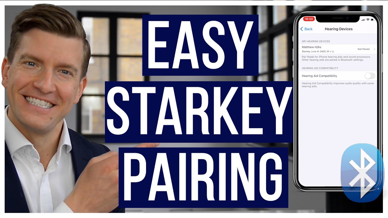 Starkey Bluetooth Pairing: How to Pair Your Bluetooth Evolv AI Hearing Aids to Your iPhone