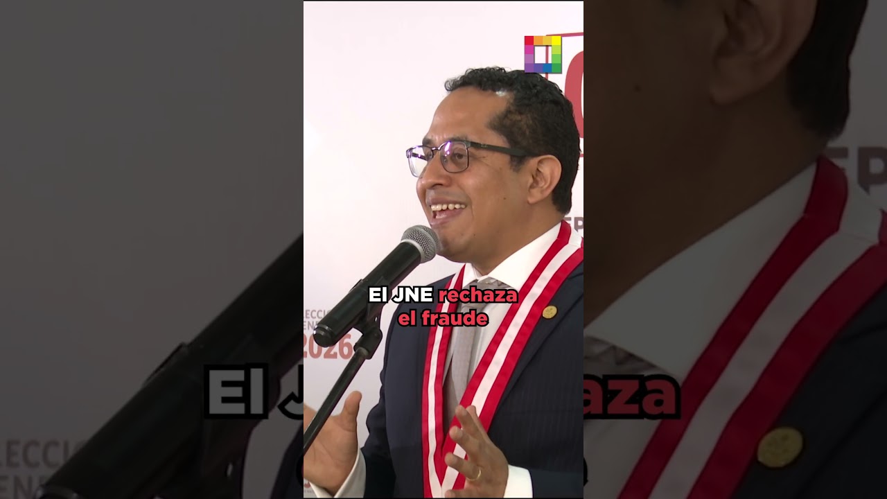 El presidente del JNE descart&oacute; de forma tajante cualquier narrativa de fraude. #WillaxNoticias