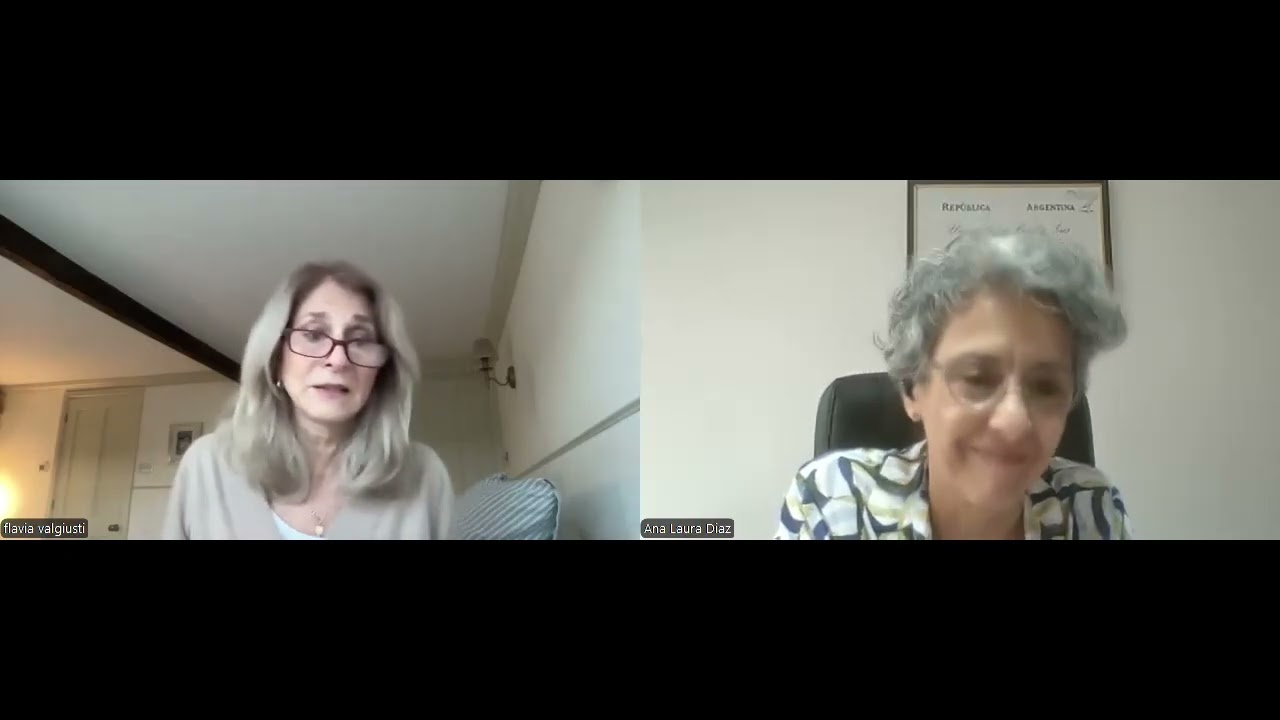 Entrevista Ana Laura Díaz a la Dra Valgiusti
