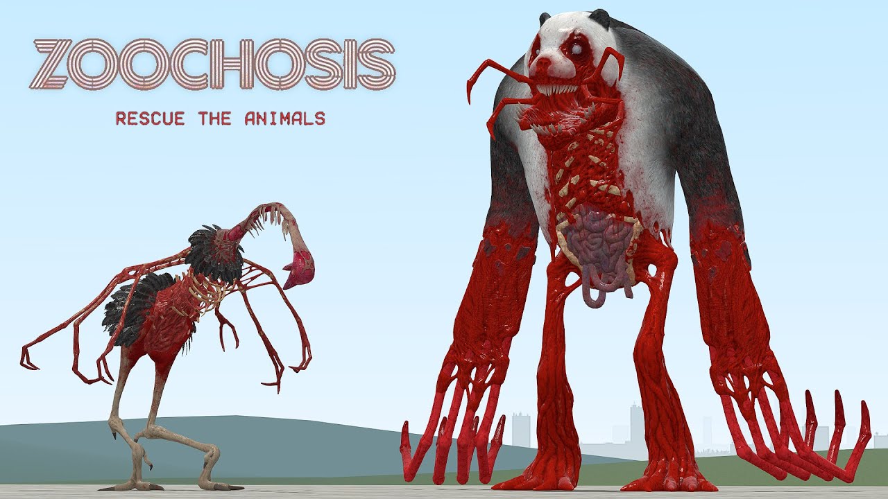 I FOUND NEW OSTRICH AND PANDA FROM ZOOCHOSIS UPDATE in Garry's Mod!