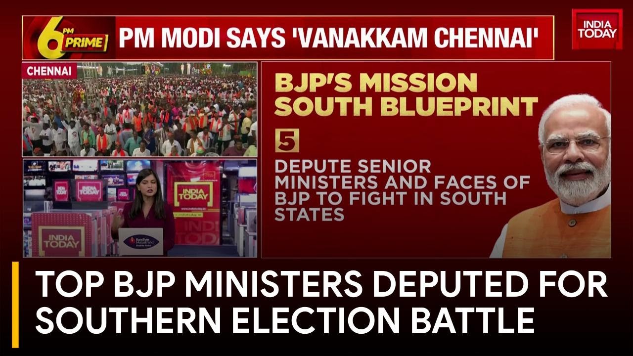 BJP's South Strategy: Key Cabinet Members to Fight in Southern States